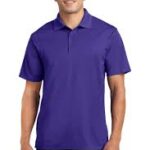 Men's plain polo t shirt-Purple. - Image 4
