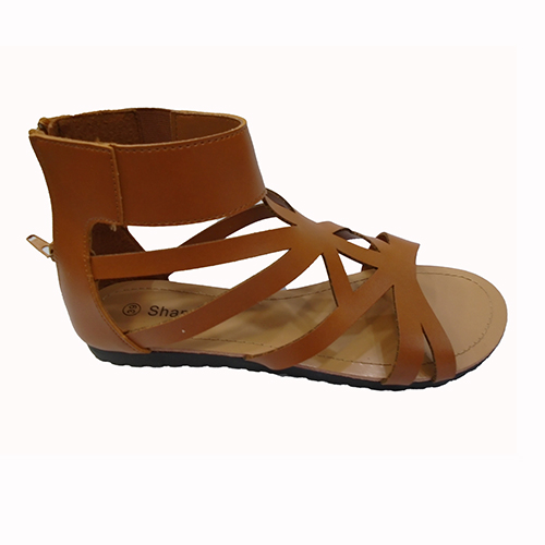 Women's classy gladiator shoes-Brown. - Image 2