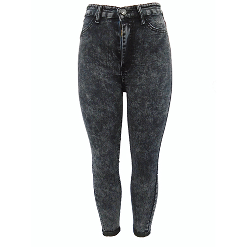 Women's stylish jean trousers-Grey.