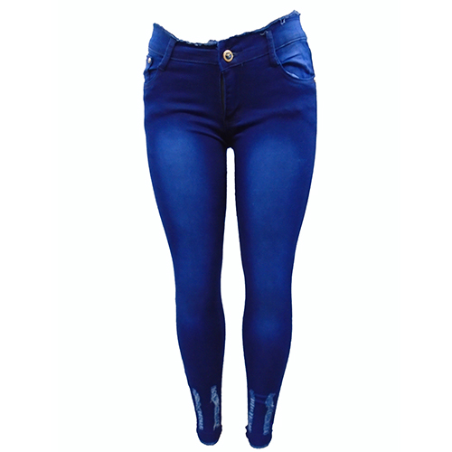 Women's denim jeans-Navy Blue.