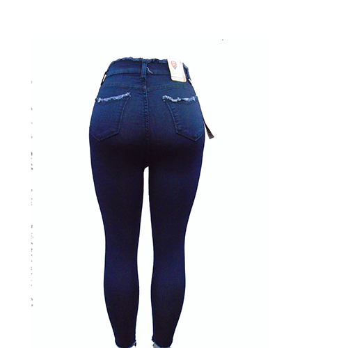 Women's classy denim jeans-Blue. - Image 2