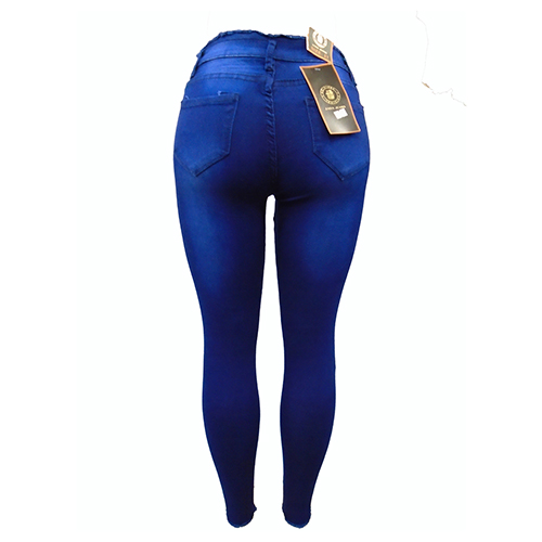 Women's denim jeans-Navy Blue. - Image 2