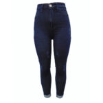 Women's denim pants-Blue.