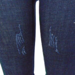 Women's denim pants-Blue. - Image 5