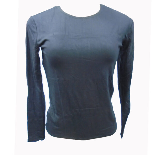 Women's long sleeved camisoles-Black.