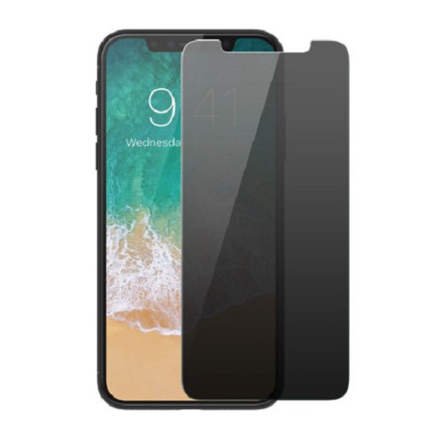 I Phone X -(X)-Privacy tempered glass protector.