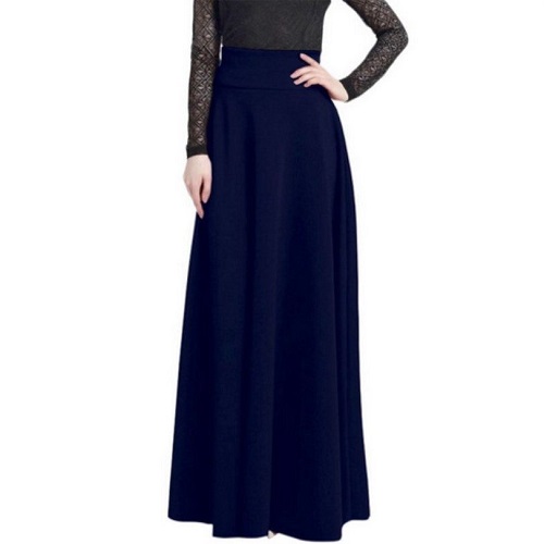 Ladies fancy long skirts-Navy Blue.