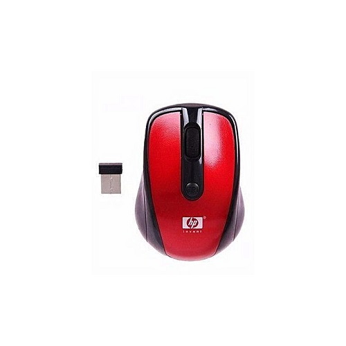 HP Wireless mouse with nano receiver-Red