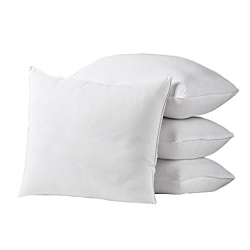 4 Pack hollow fiber pillows.