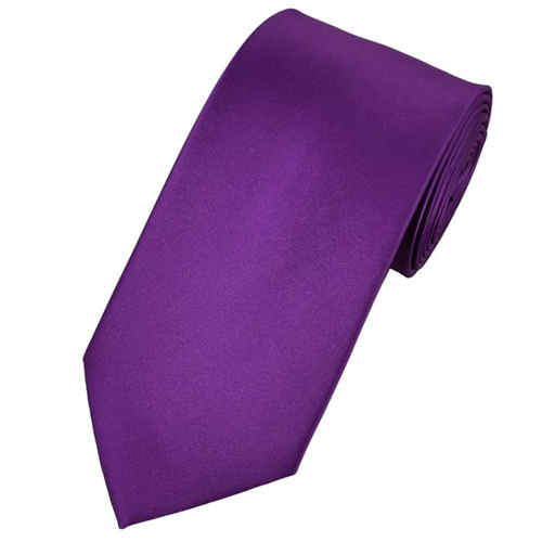 Men's classic tie-Purple.