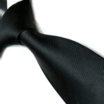 Men's classic tie-Black. - Image 2