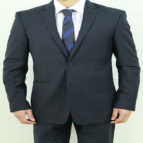 Men's classic two button suit-Navy Blue.