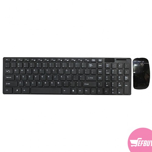 Wireless keyboard and mouse blue tooth-Black