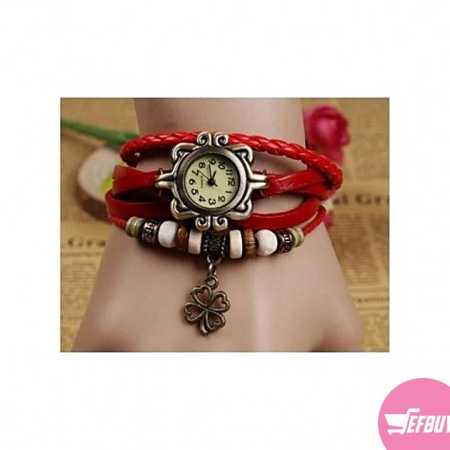 Sexy bracelet watch for ladies-Red.