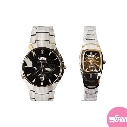 2 pack his and hers rado watches-Silver.