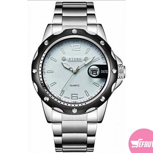 Men's classy watch-Silver.