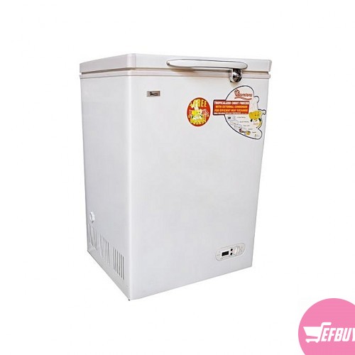 Ramtons 108 litre chest freezer-White.