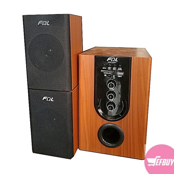 Vintage FQL speaker with wooden touch-Brown.