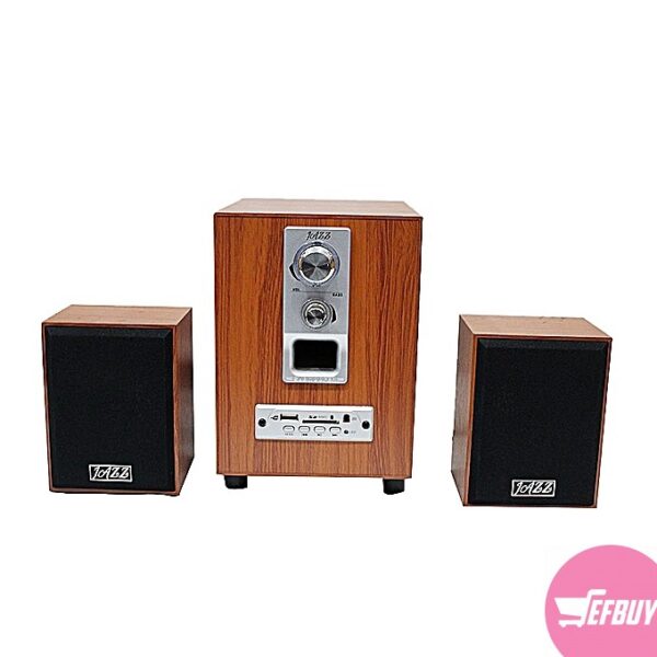 Classic 2.1 channel woofer-brown.