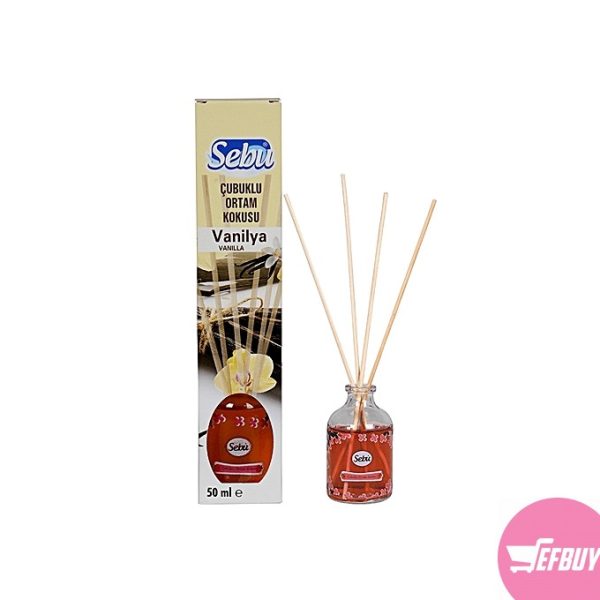 Sebu Bamboo Stick Air Freshener red diffuser 50 ml vinilla Sefbuy