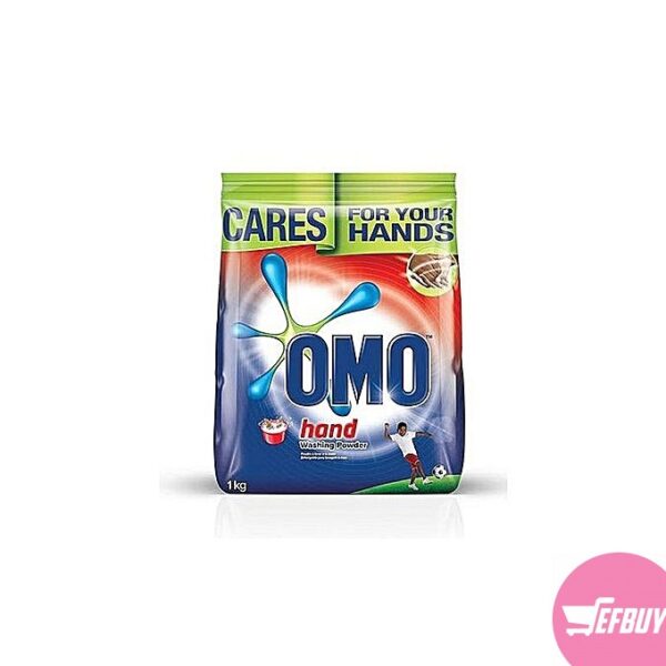 1 kg Omo fast action hand washing powder.