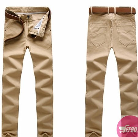 Men's khaki trousers-blue