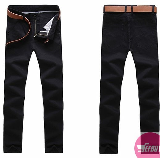 Men's khaki trousers -black