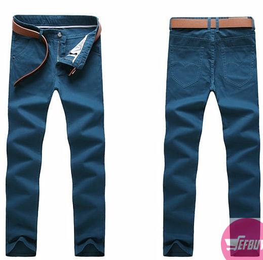 Men's khaki trousers-blue