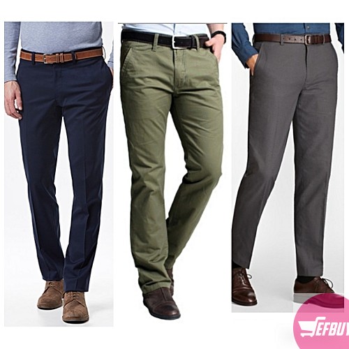 Men's 3 pack gentle formal trousers