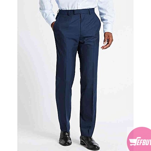 navy blue formal trousers