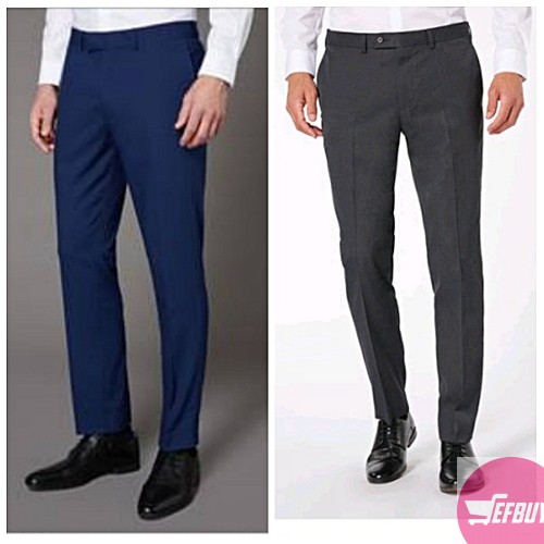 men's 2 pack formal trousers