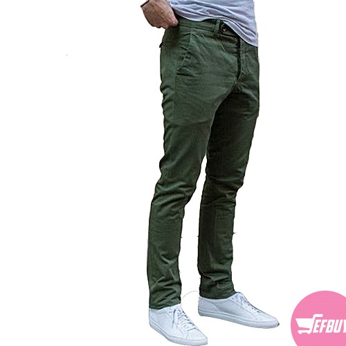 Men's green khaki pants