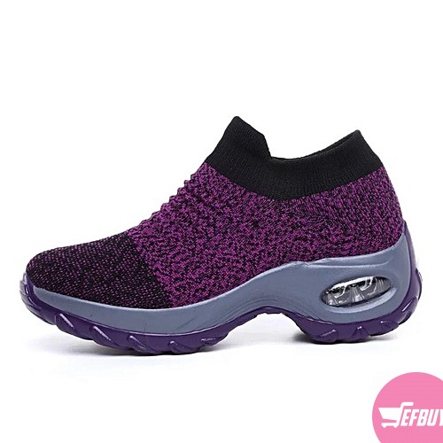 Women's mesh cushioned running casual platform shoes - Image 2