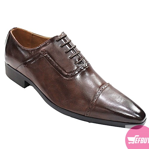 Men's tassel gentle shoes- dark brown - Image 2