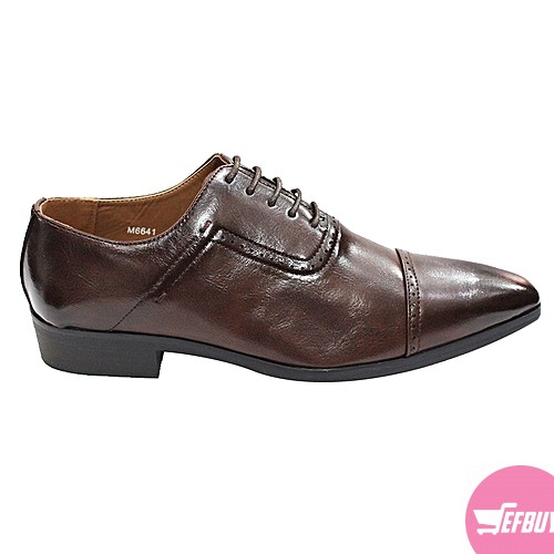 Men's tassel gentle shoes- dark brown