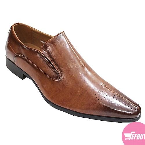 Men's gentle tassel shoes-brown