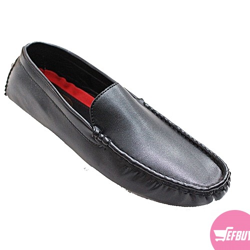 Men's mocassin shoes- black