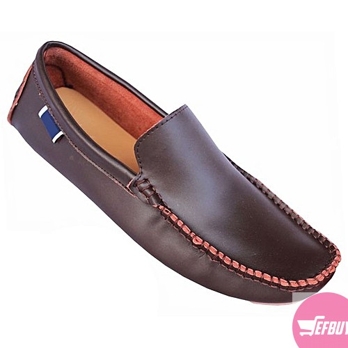 Men's mocassin shoes- brown