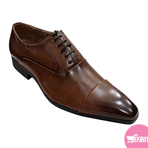 Men's classic spotless shoes- brown