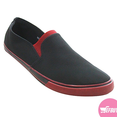 Men's casual shoes -black and red