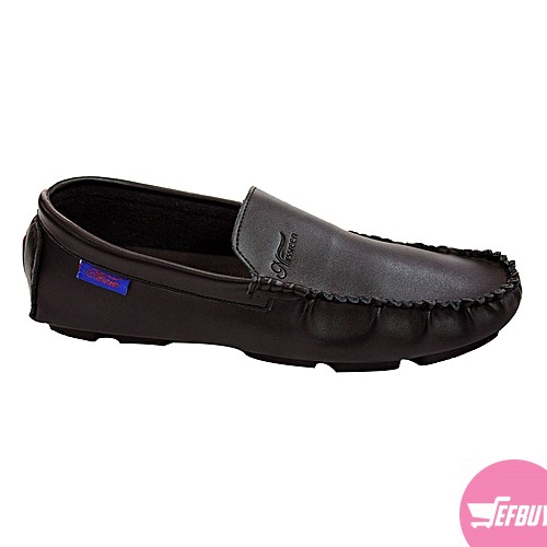 Men's mocassin shoes -black - Image 2