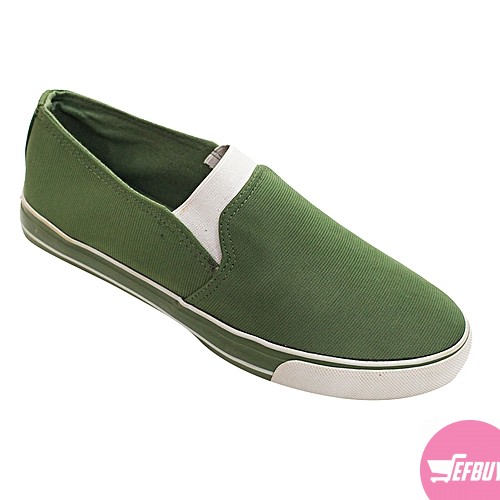 Men's casual shoes- green and grey