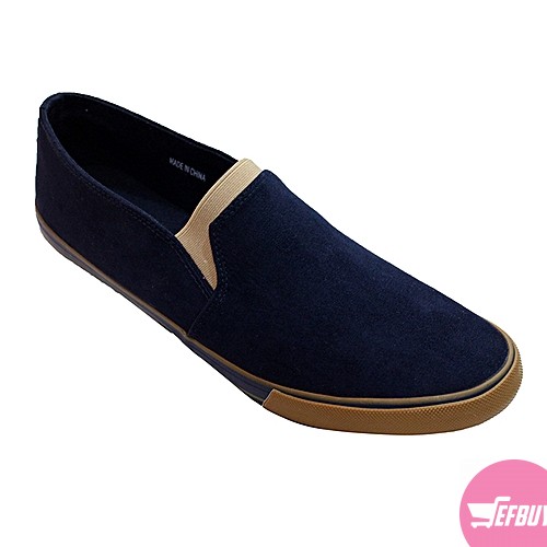 Men's casual shoes - navy blue