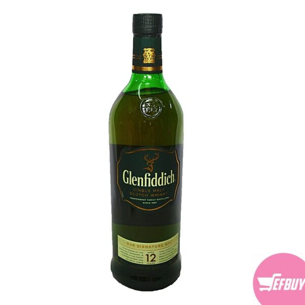 Glen Fiddich 12years Whiskey-1 Litre