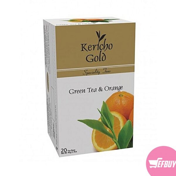 Kericho gold green tea & Orange 20'S X 2g