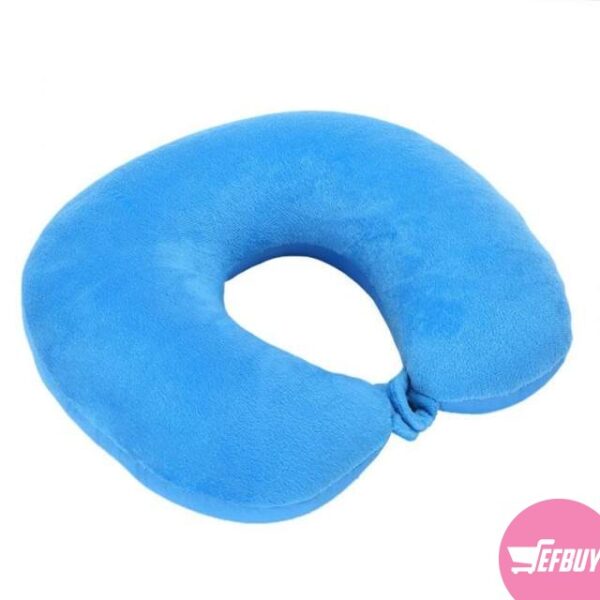 Travel neck pillow-Blue.