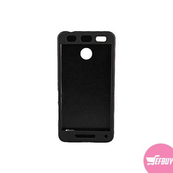 Silicone Rubber Finish Soft Case For Spark K7 - Black