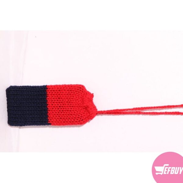 Phone Bags With Strings - Red And Navy Blue