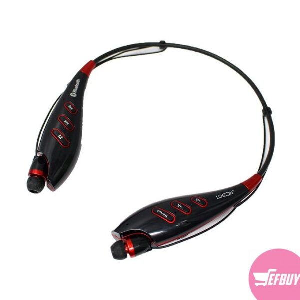 S740T Sports Bluetooth Headsets - Black, Red