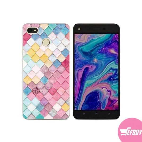 Tecno K7 Phone Case Soft Beautiful Protect TPU Back Cover - Multi-color